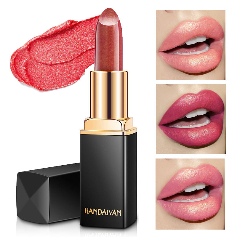 Pearlescent color change temperature change lipstick Pearlescent color change temperature change lipstick